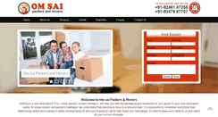Desktop Screenshot of omsaipackers.com